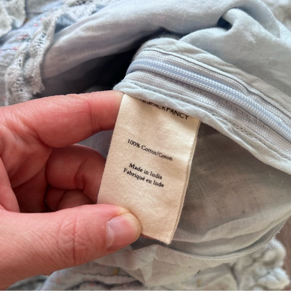 Loveshackfancy bara blue tiered ruffled mini skirt - Picture 12 of 12